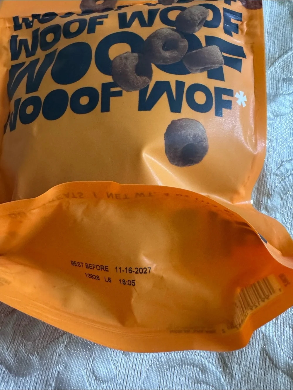 SEALED - BARK Pumpkin Cinnamon Dog Treats - NO GRAINS - Exp 11/2027